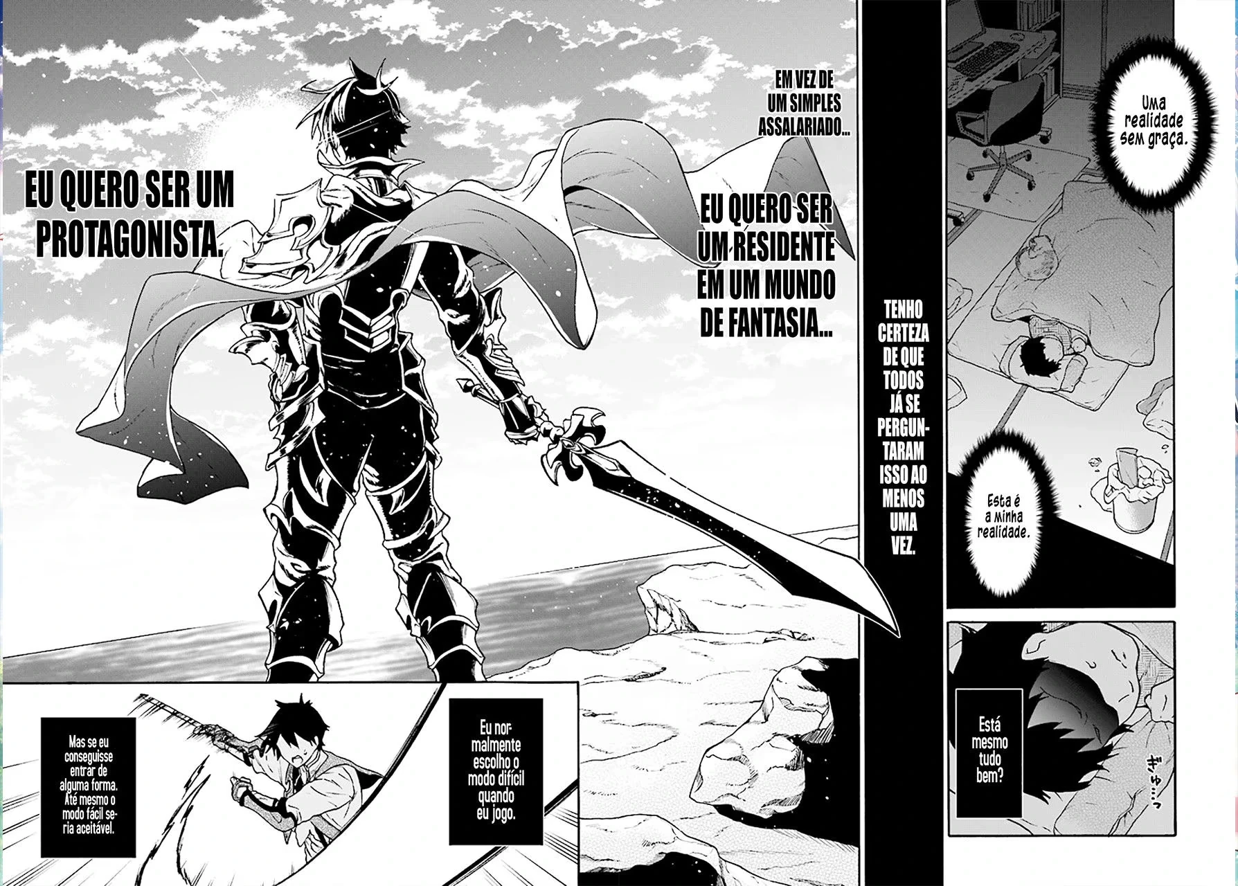 29-sai Dokushin wa Isekai de Jiyuu ni Ikita……katta. — Cap. 1, pág. 5