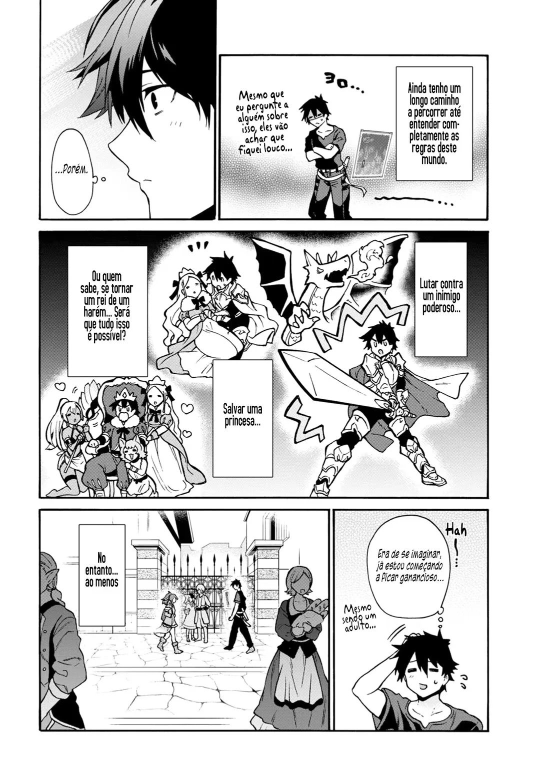 29-sai Dokushin wa Isekai de Jiyuu ni Ikita……katta. — Cap. 2, pág. 6