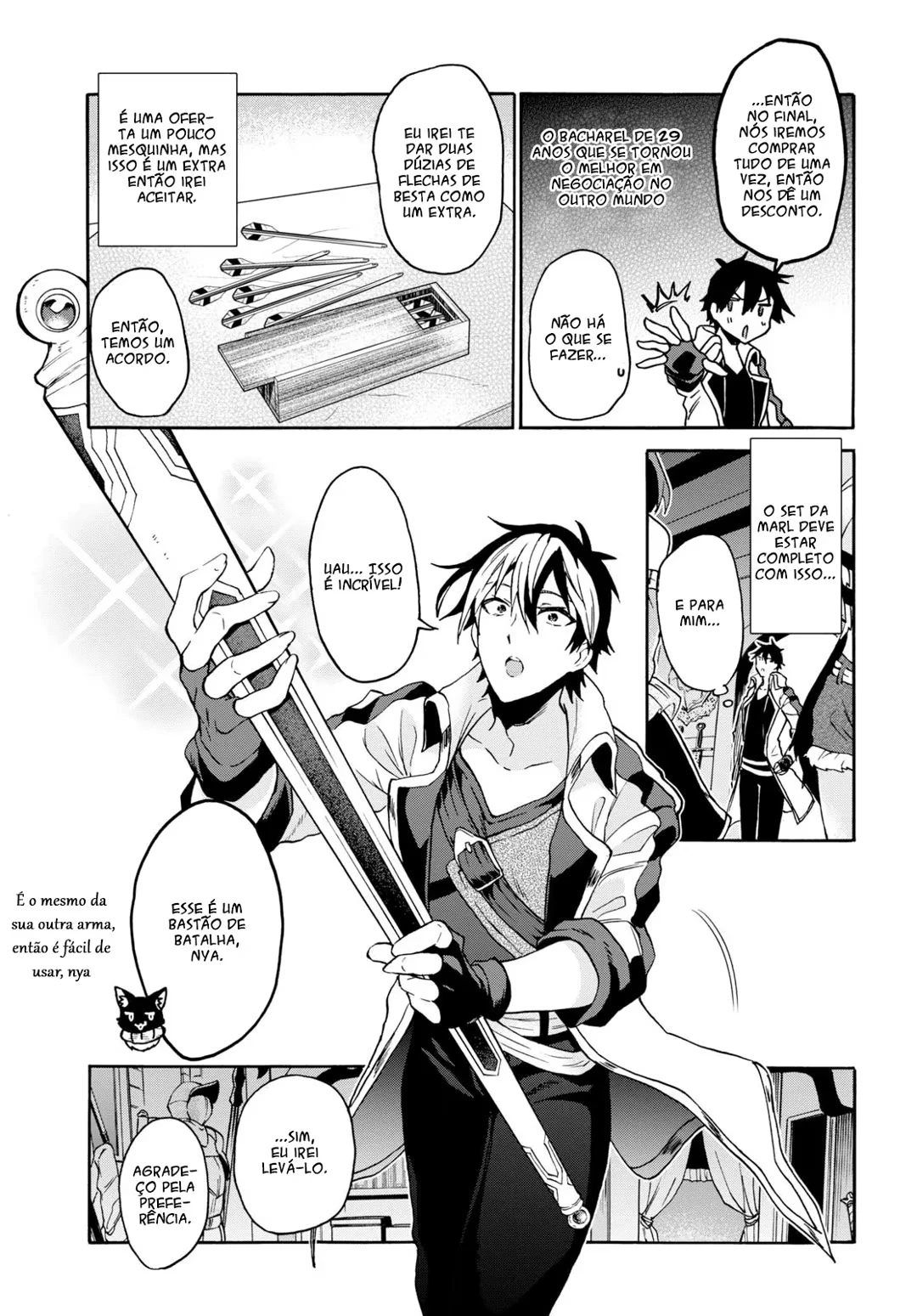 29-sai Dokushin wa Isekai de Jiyuu ni Ikita……katta. — Cap. 6, pág. 5