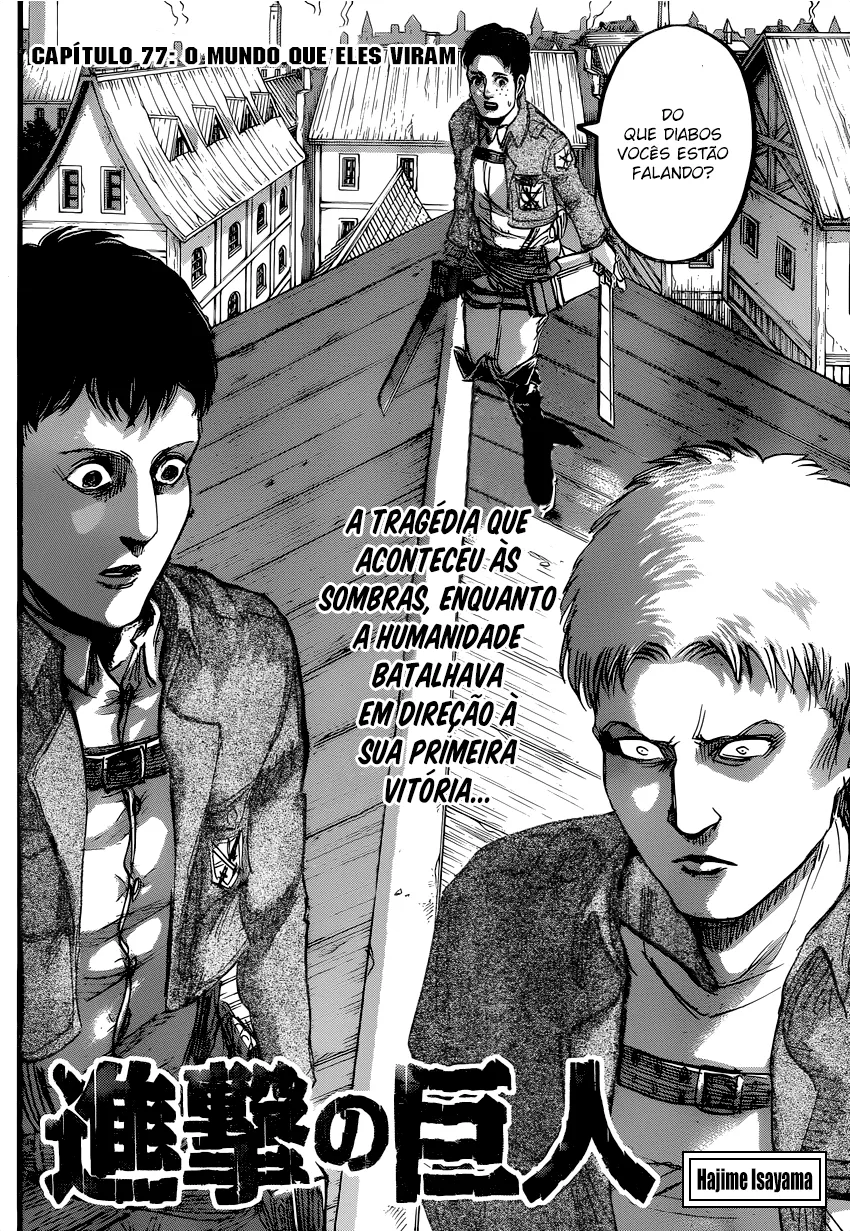 Attack on Titan — Cap. 77, pág. 3
