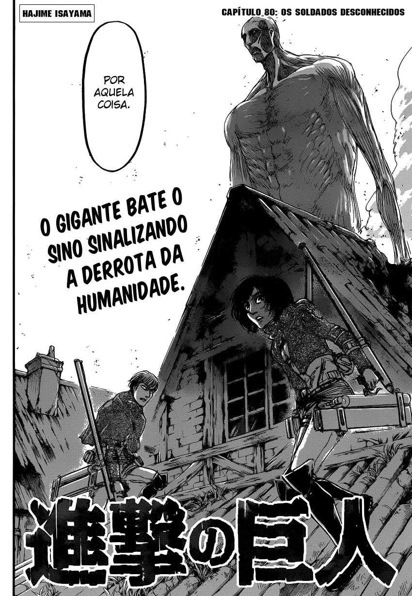 Attack on Titan — Cap. 80, pág. 3