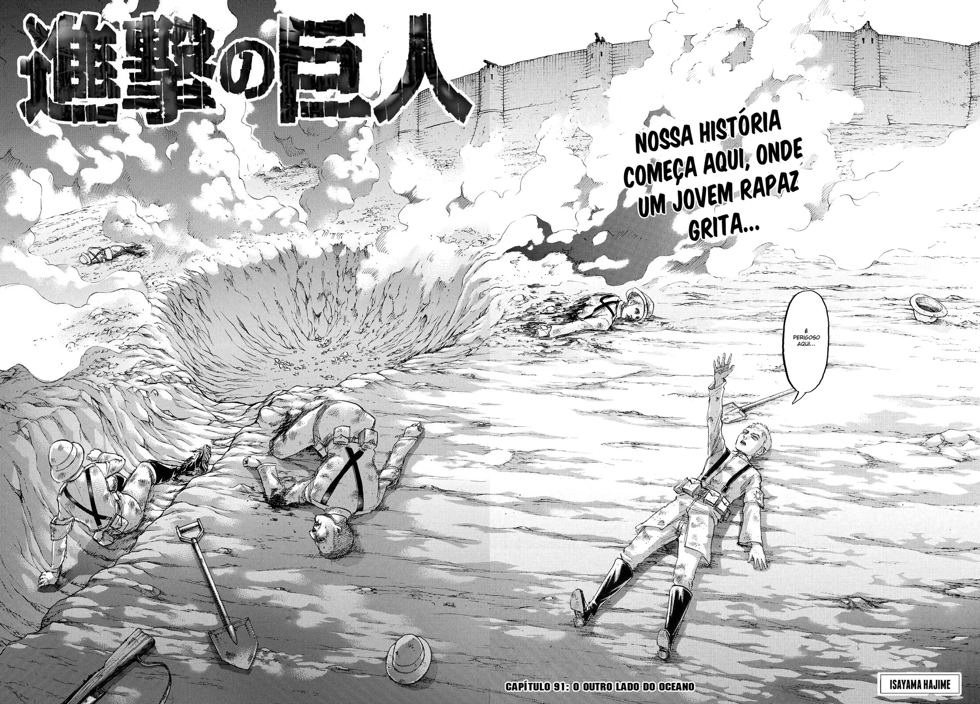 Attack on Titan — Cap. 91, pág. 3