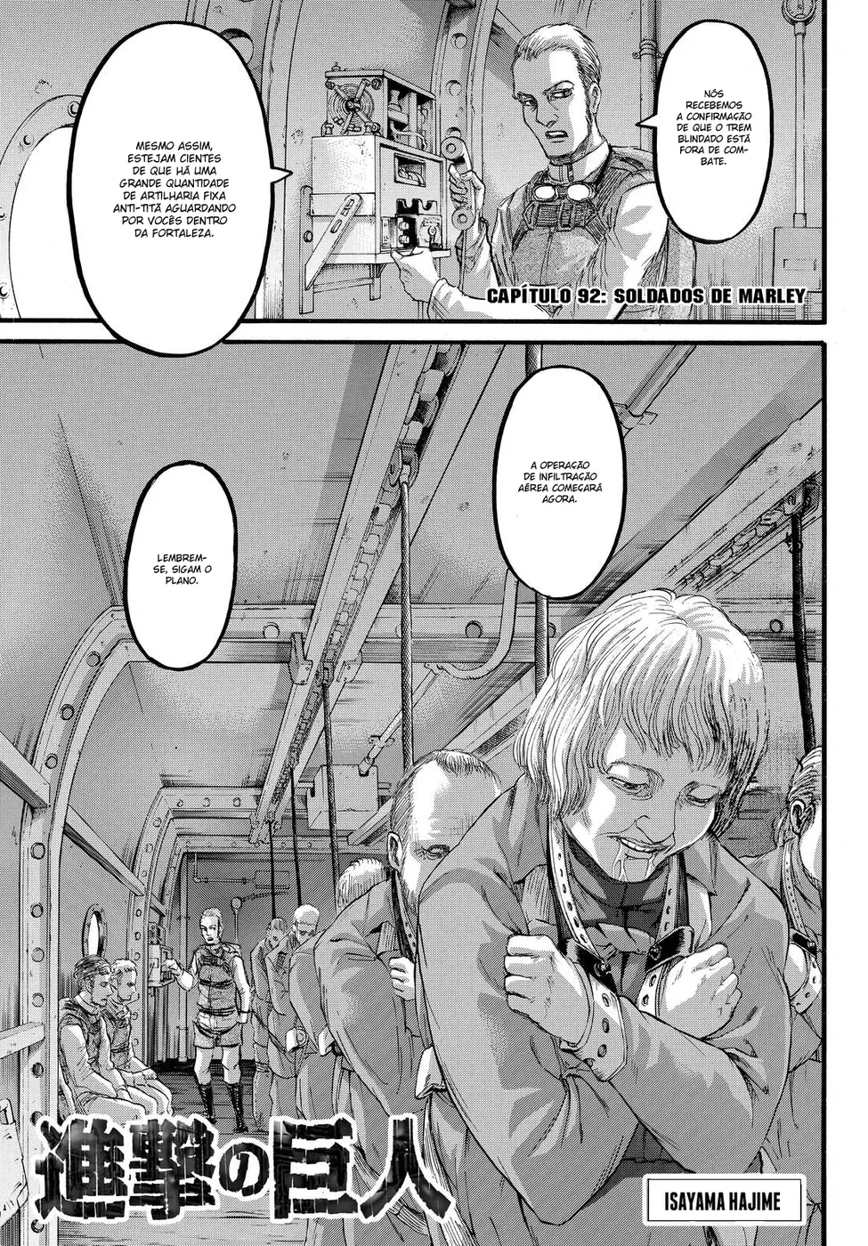 Attack on Titan — Cap. 92, pág. 3