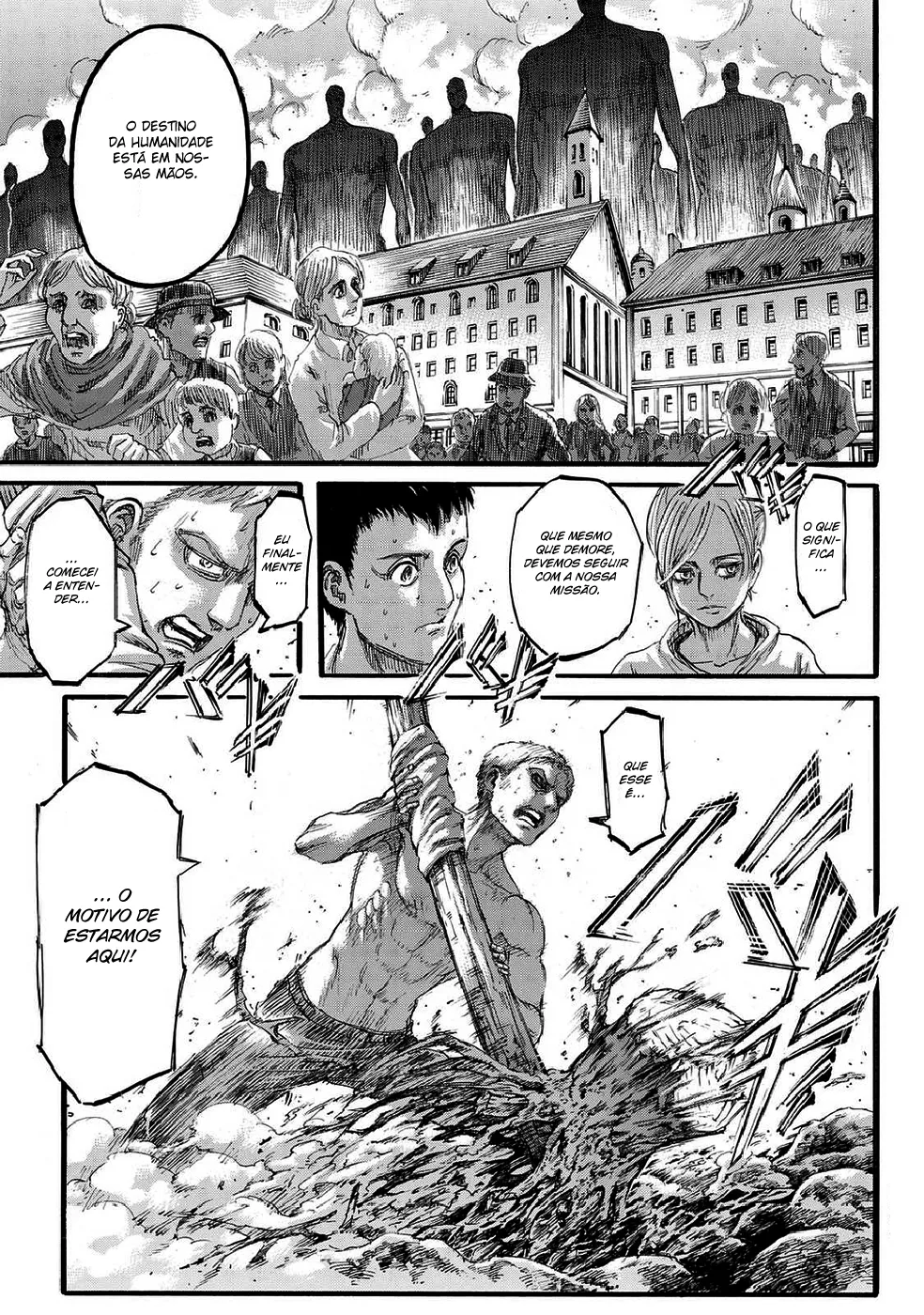 Attack on Titan — Cap. 96, pág. 42