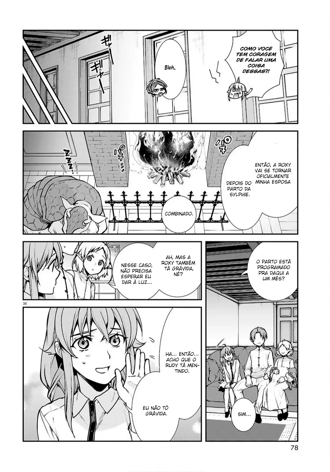 Mushoku Tensei: Isekai Ittara Honki Dasu — Cap. 10, pág. 37