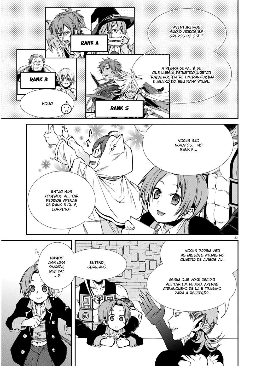 Mushoku Tensei: Isekai Ittara Honki Dasu — Cap. 33, pág. 23
