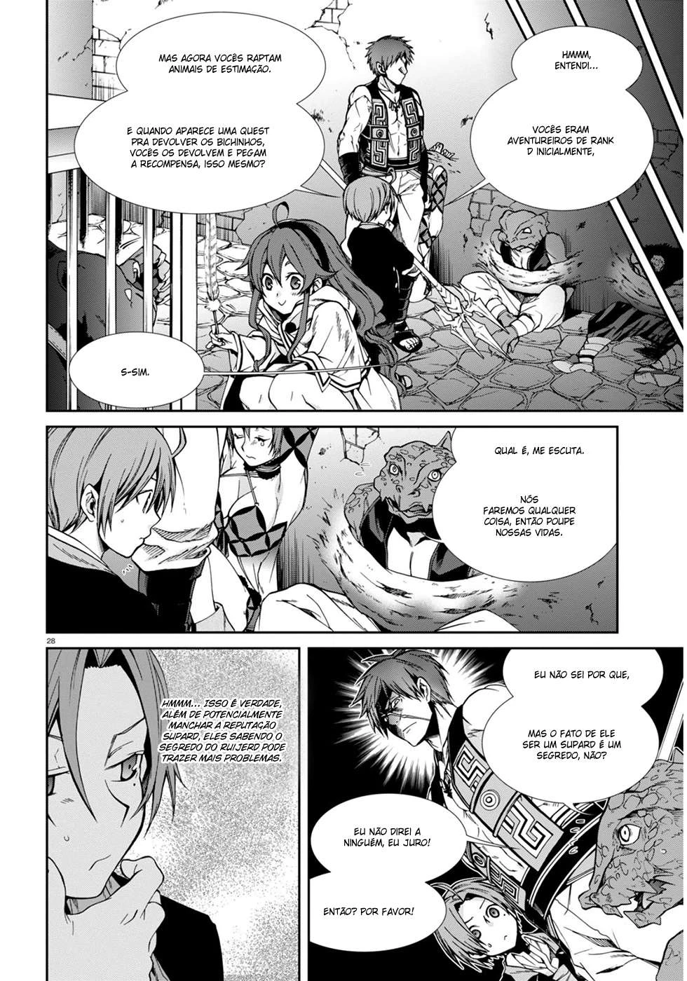 Mushoku Tensei: Isekai Ittara Honki Dasu — Cap. 36, pág. 28