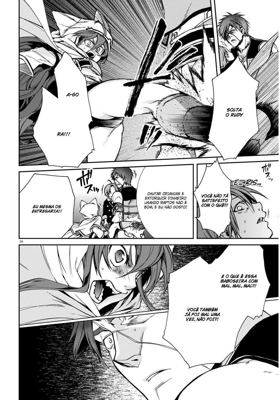 Mushoku Tensei: Isekai Ittara Honki Dasu — Cap. 36, pág. 34