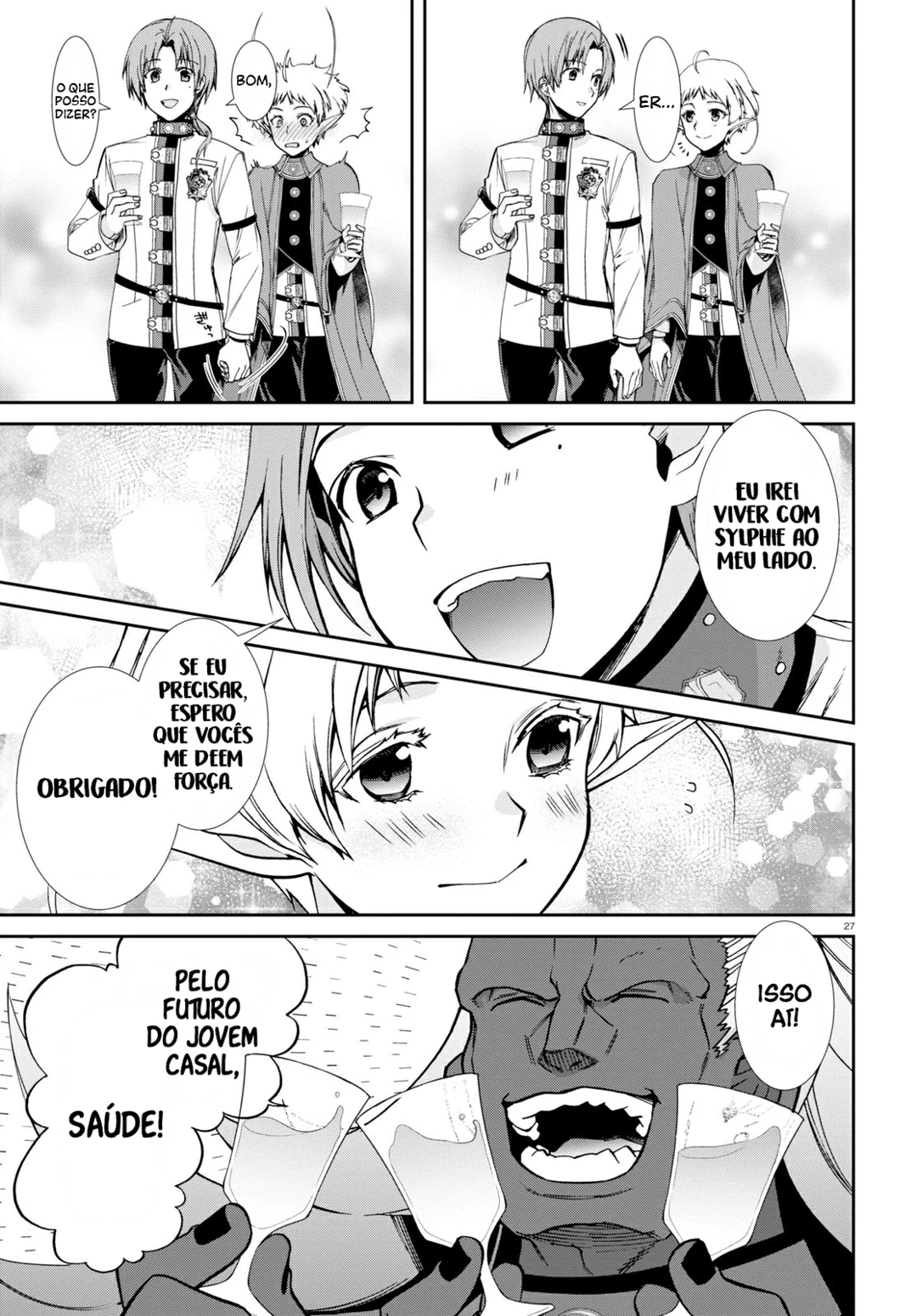 Mushoku Tensei: Isekai Ittara Honki Dasu — Cap. 91, pág. 28