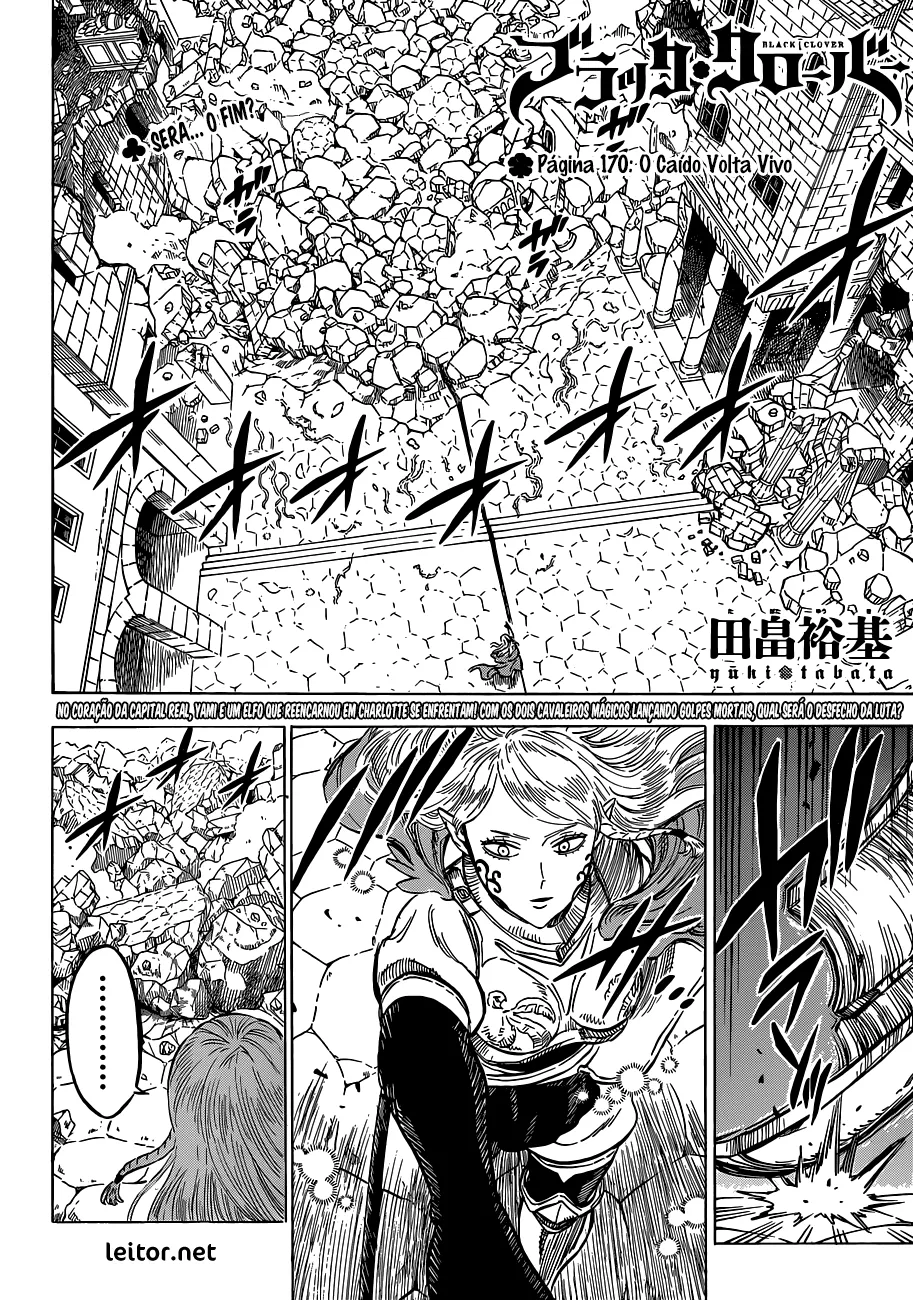 Black Clover — Cap. 170, pág. 3