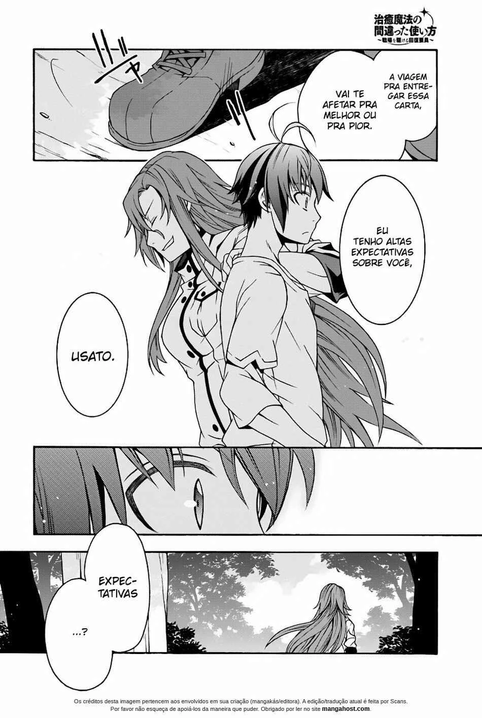 Chiyu Mahou no Machigatta Tsukaikata ~Senjou wo Kakeru Kaifuku Youin~ — Cap. 16, pág. 9