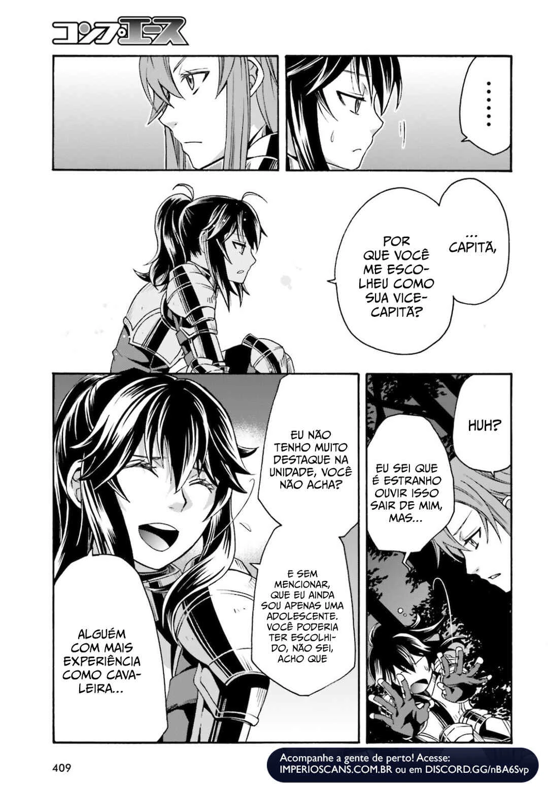 Chiyu Mahou no Machigatta Tsukaikata ~Senjou wo Kakeru Kaifuku Youin~ — Cap. 43, pág. 21