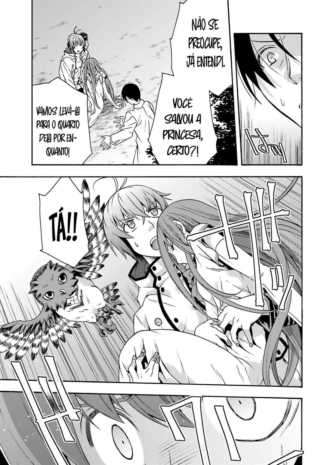 Chiyu Mahou no Machigatta Tsukaikata ~Senjou wo Kakeru Kaifuku Youin~ — Cap. 51, pág. 35