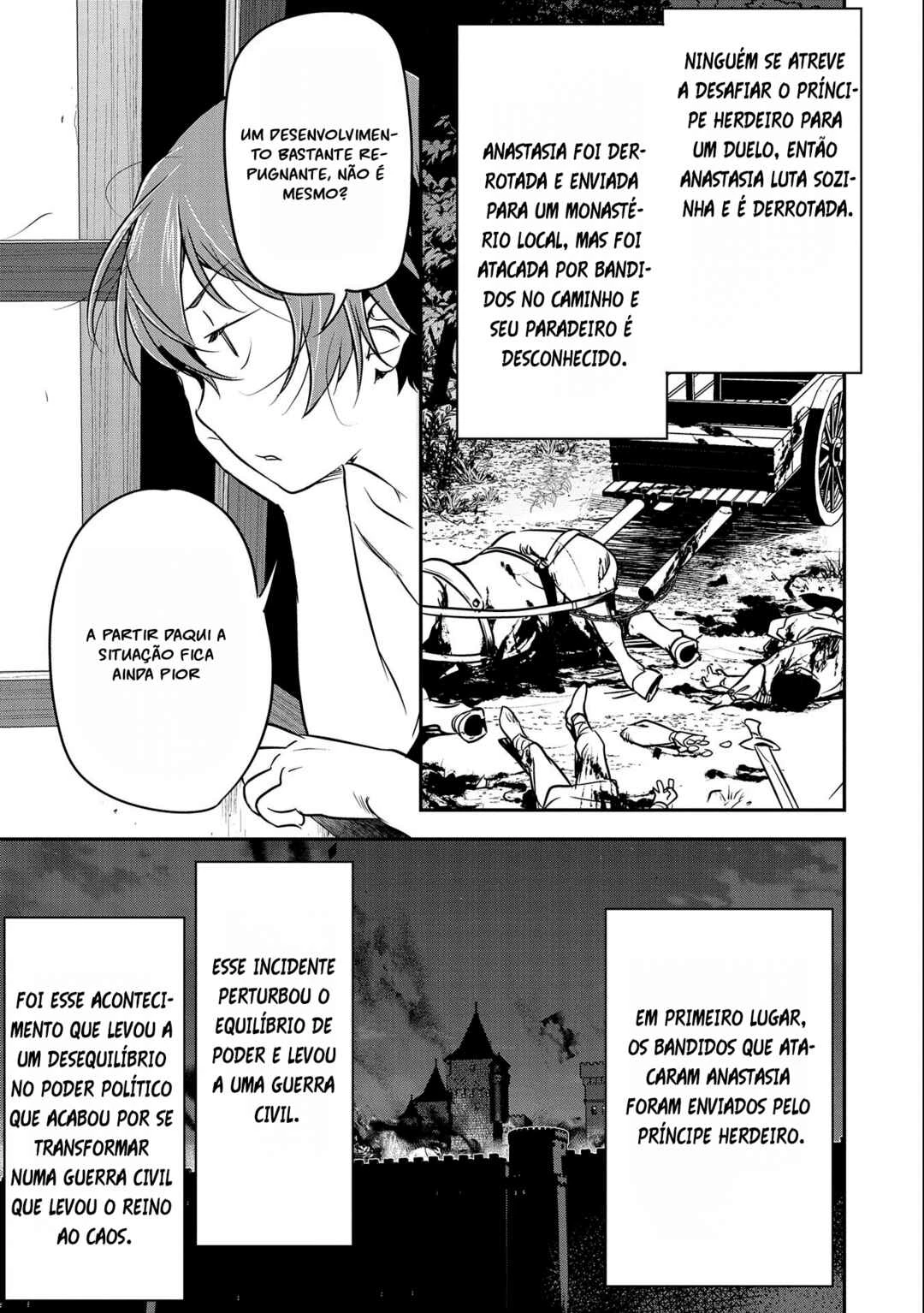 Chounin A wa Akuyaku Reijou o Doushitemo Sukuitai: Dobu to Sora to Koori no Himegimi — Cap. 1, pág. 12