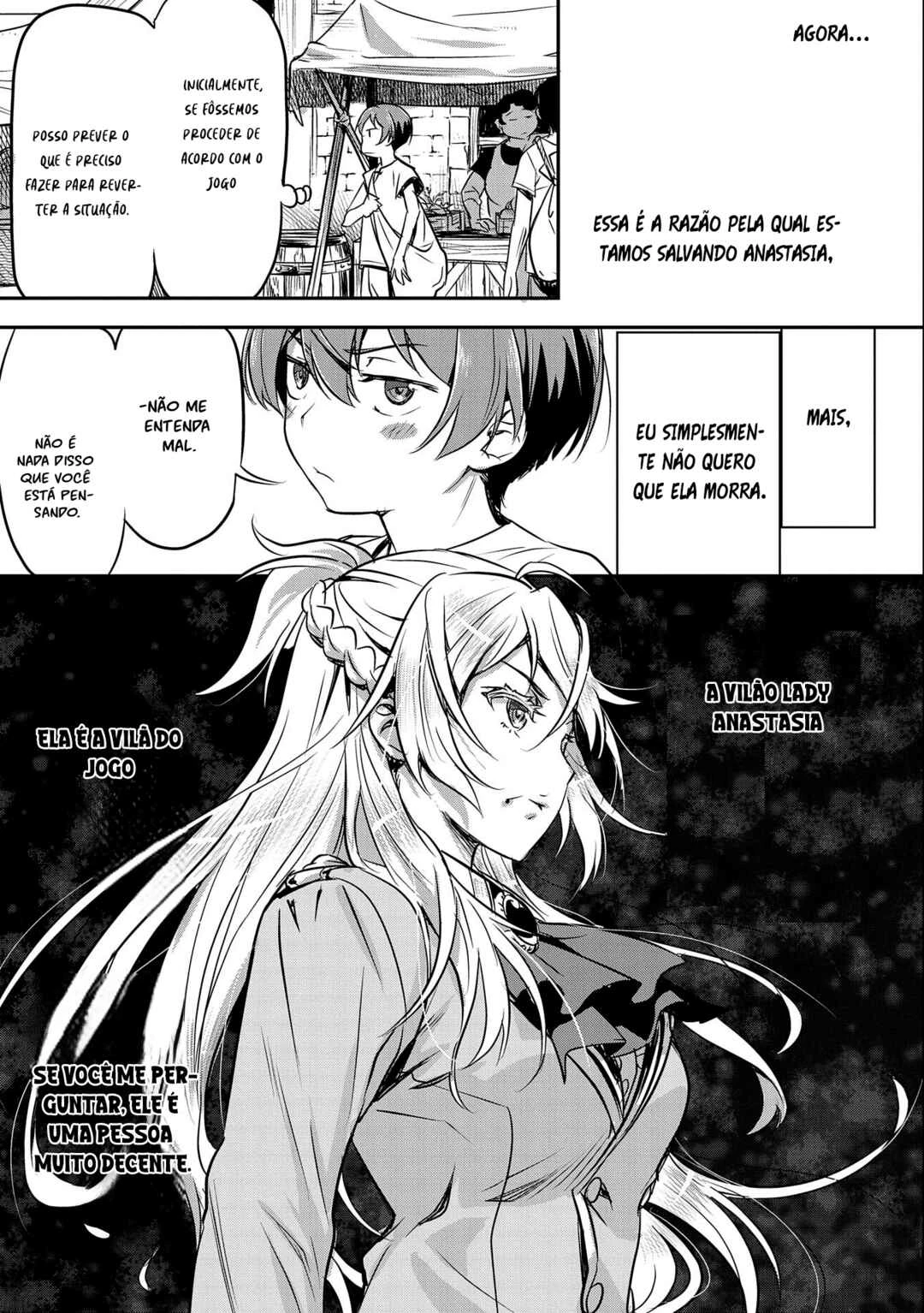 Chounin A wa Akuyaku Reijou o Doushitemo Sukuitai: Dobu to Sora to Koori no Himegimi — Cap. 1, pág. 21