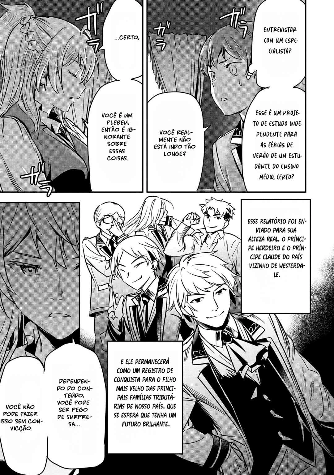 Chounin A wa Akuyaku Reijou o Doushitemo Sukuitai: Dobu to Sora to Koori no Himegimi — Cap. 18, pág. 7