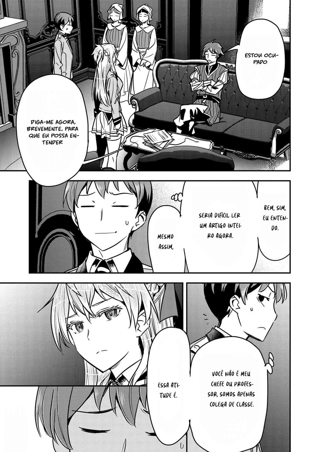 Chounin A wa Akuyaku Reijou o Doushitemo Sukuitai: Dobu to Sora to Koori no Himegimi — Cap. 18, pág. 11