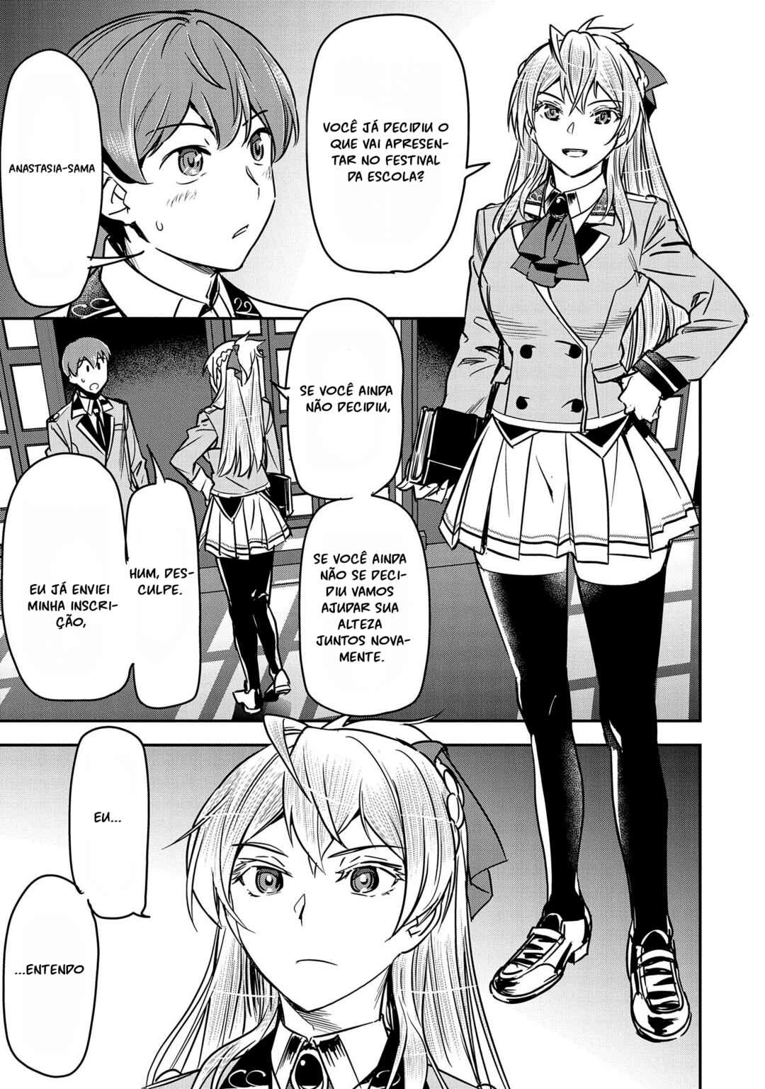Chounin A wa Akuyaku Reijou o Doushitemo Sukuitai: Dobu to Sora to Koori no Himegimi — Cap. 18, pág. 17