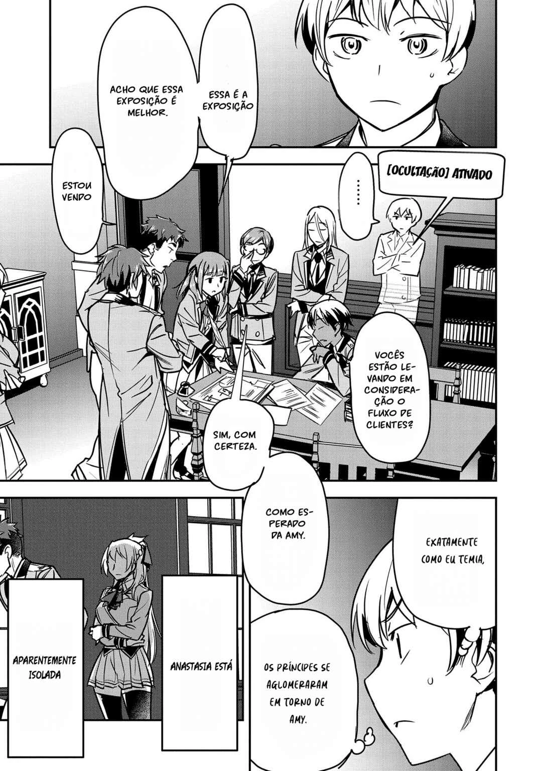 Chounin A wa Akuyaku Reijou o Doushitemo Sukuitai: Dobu to Sora to Koori no Himegimi — Cap. 18, pág. 19