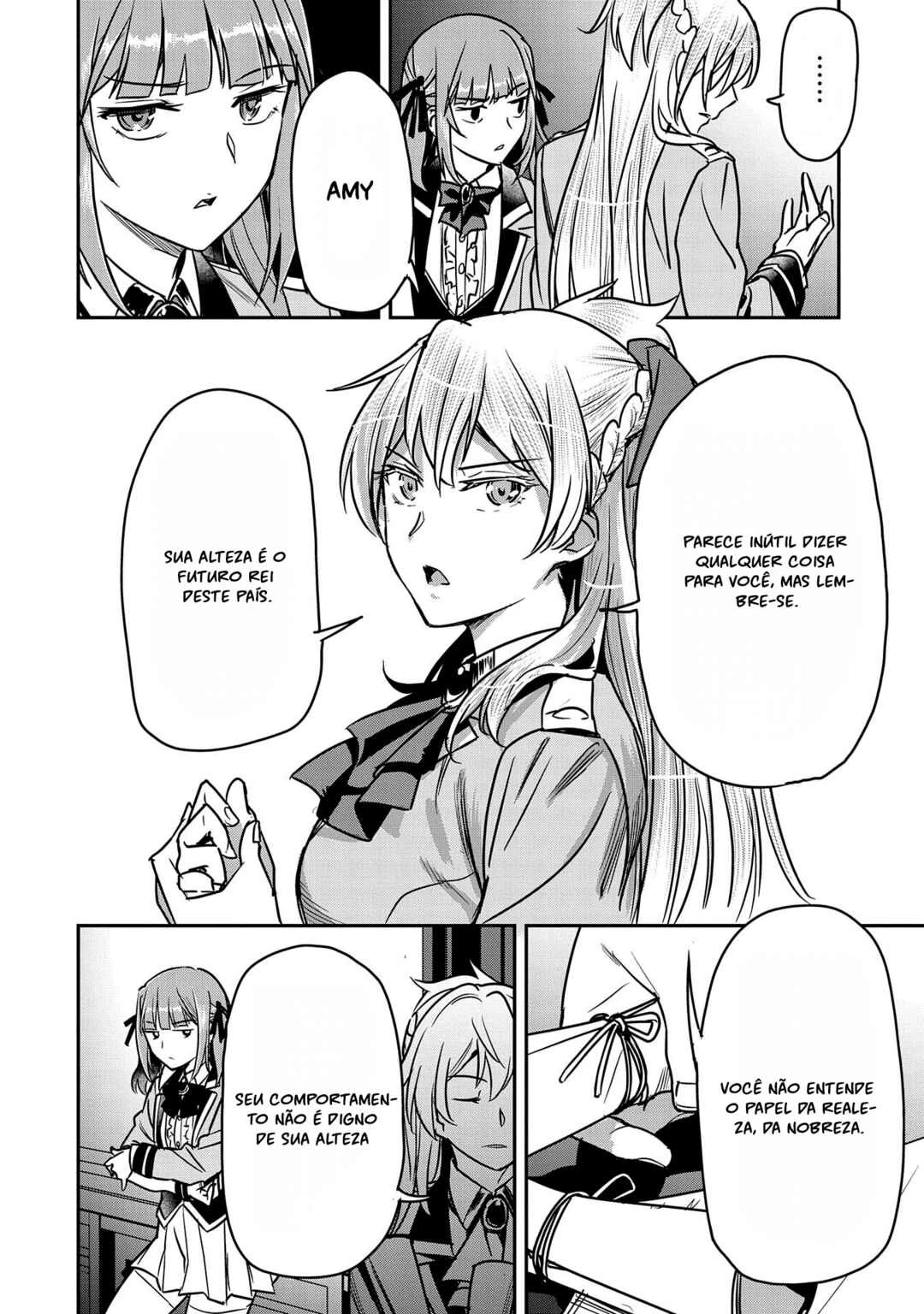 Chounin A wa Akuyaku Reijou o Doushitemo Sukuitai: Dobu to Sora to Koori no Himegimi — Cap. 18, pág. 28