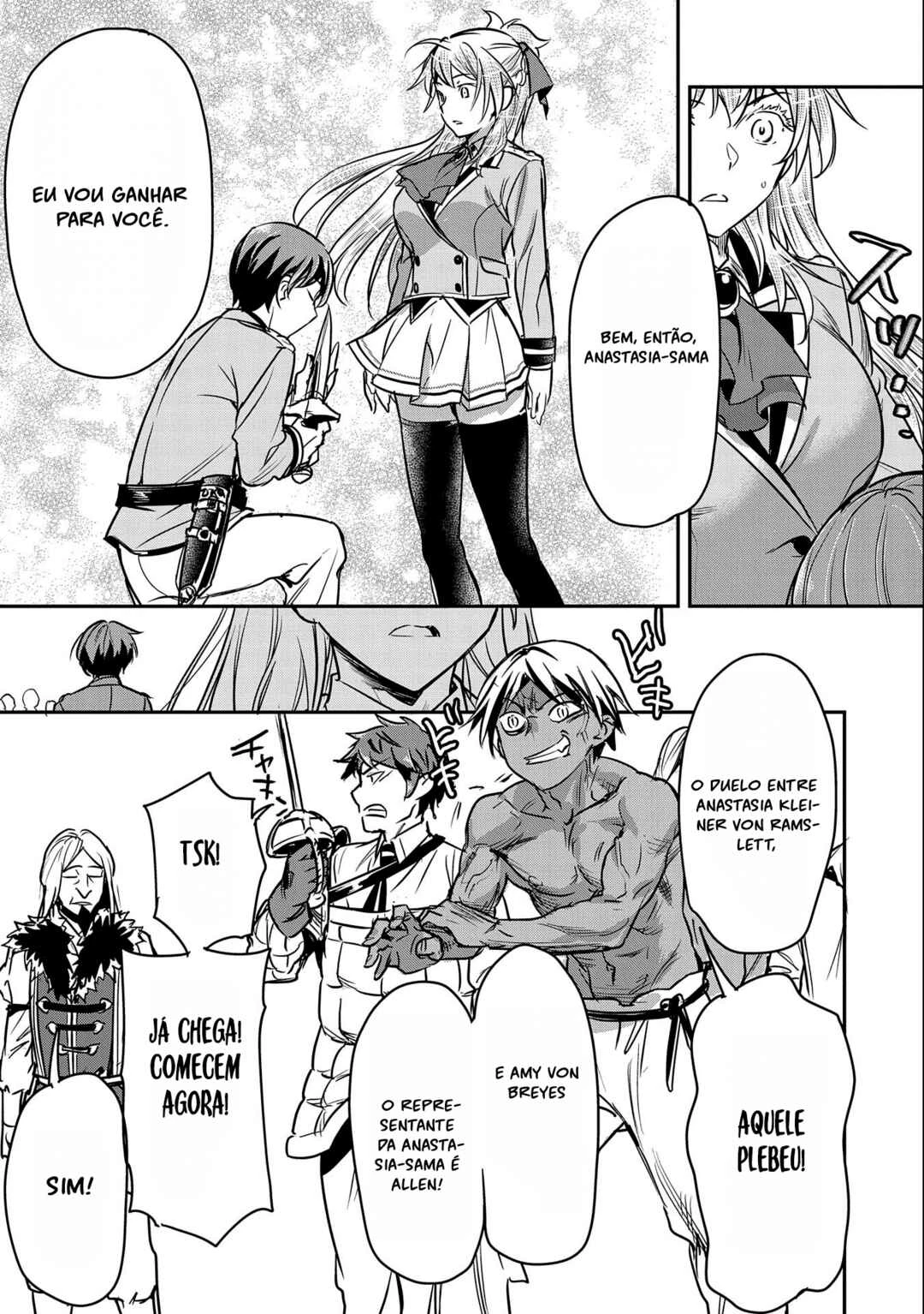 Chounin A wa Akuyaku Reijou o Doushitemo Sukuitai: Dobu to Sora to Koori no Himegimi — Cap. 21, pág. 27