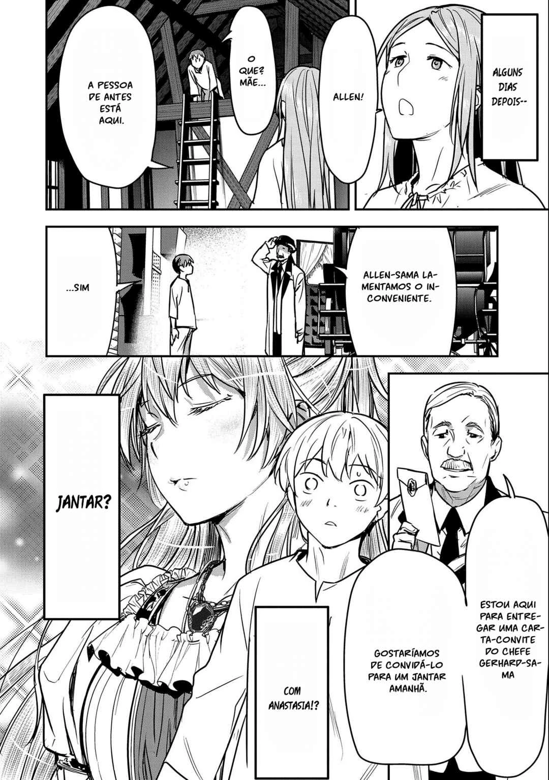 Chounin A wa Akuyaku Reijou o Doushitemo Sukuitai: Dobu to Sora to Koori no Himegimi — Cap. 24, pág. 28