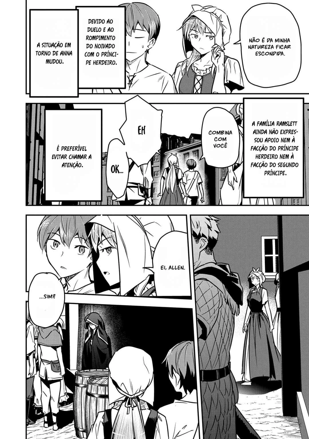 Chounin A wa Akuyaku Reijou o Doushitemo Sukuitai: Dobu to Sora to Koori no Himegimi — Cap. 27, pág. 12