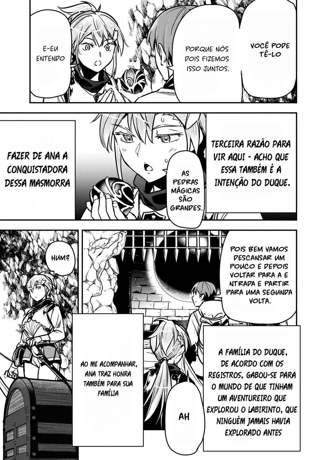 Chounin A wa Akuyaku Reijou o Doushitemo Sukuitai: Dobu to Sora to Koori no Himegimi — Cap. 31, pág. 18