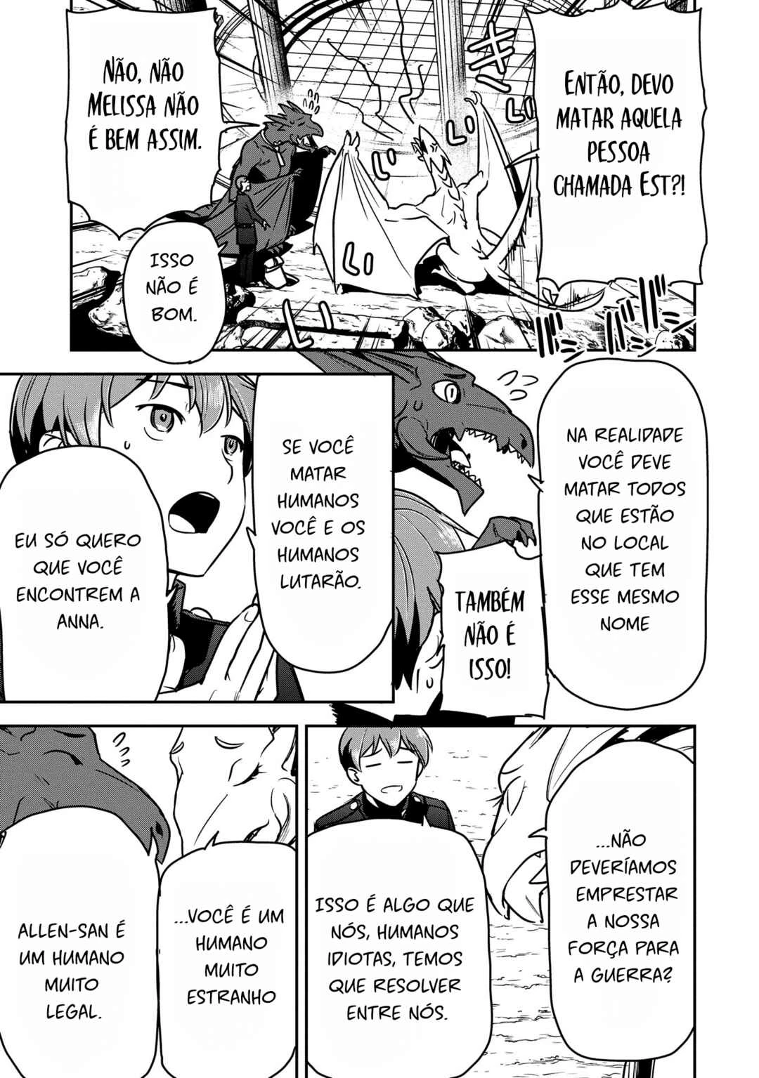 Chounin A wa Akuyaku Reijou o Doushitemo Sukuitai: Dobu to Sora to Koori no Himegimi — Cap. 34, pág. 28