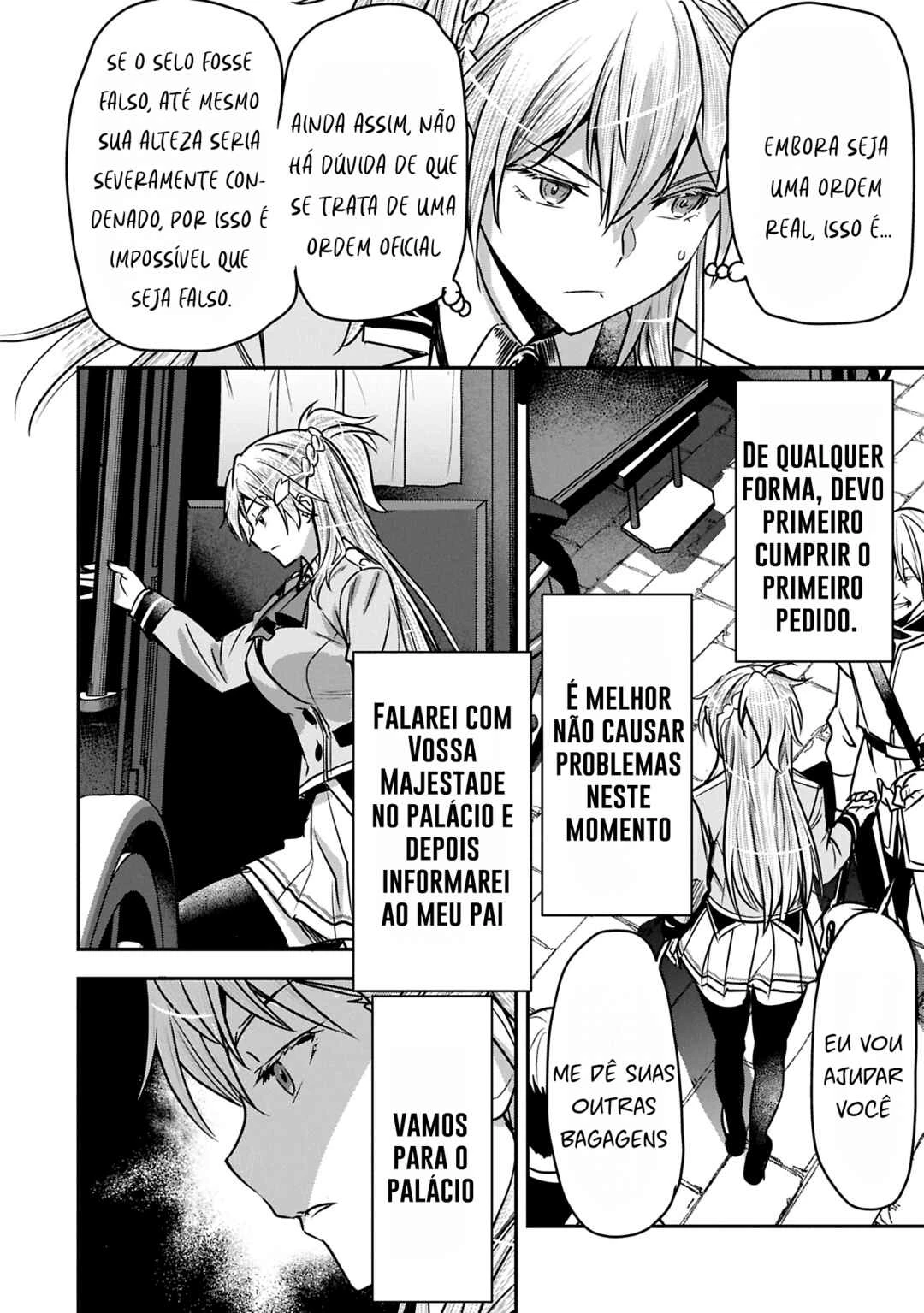 Chounin A wa Akuyaku Reijou o Doushitemo Sukuitai: Dobu to Sora to Koori no Himegimi — Cap. 35, pág. 8