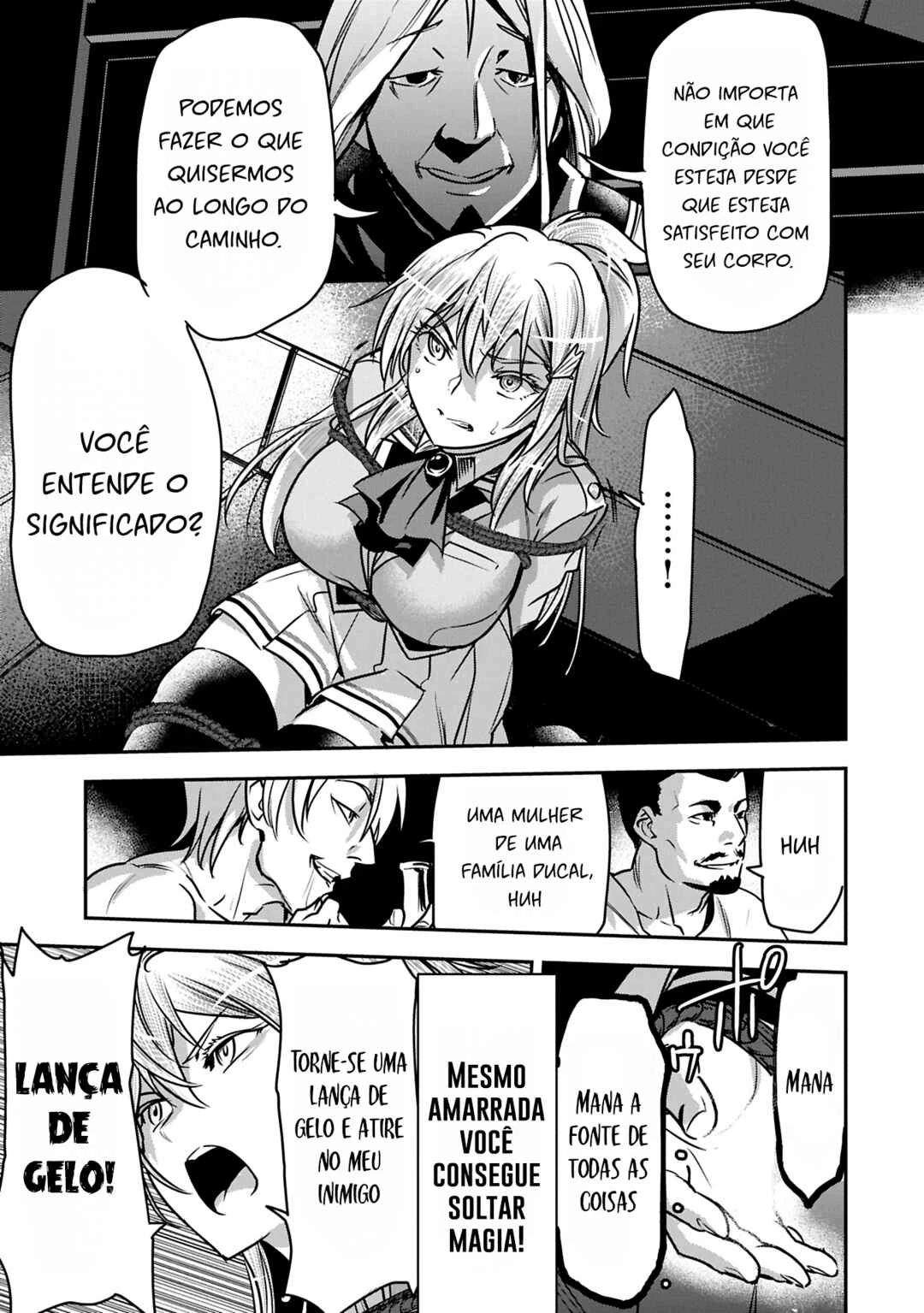 Chounin A wa Akuyaku Reijou o Doushitemo Sukuitai: Dobu to Sora to Koori no Himegimi — Cap. 35, pág. 15