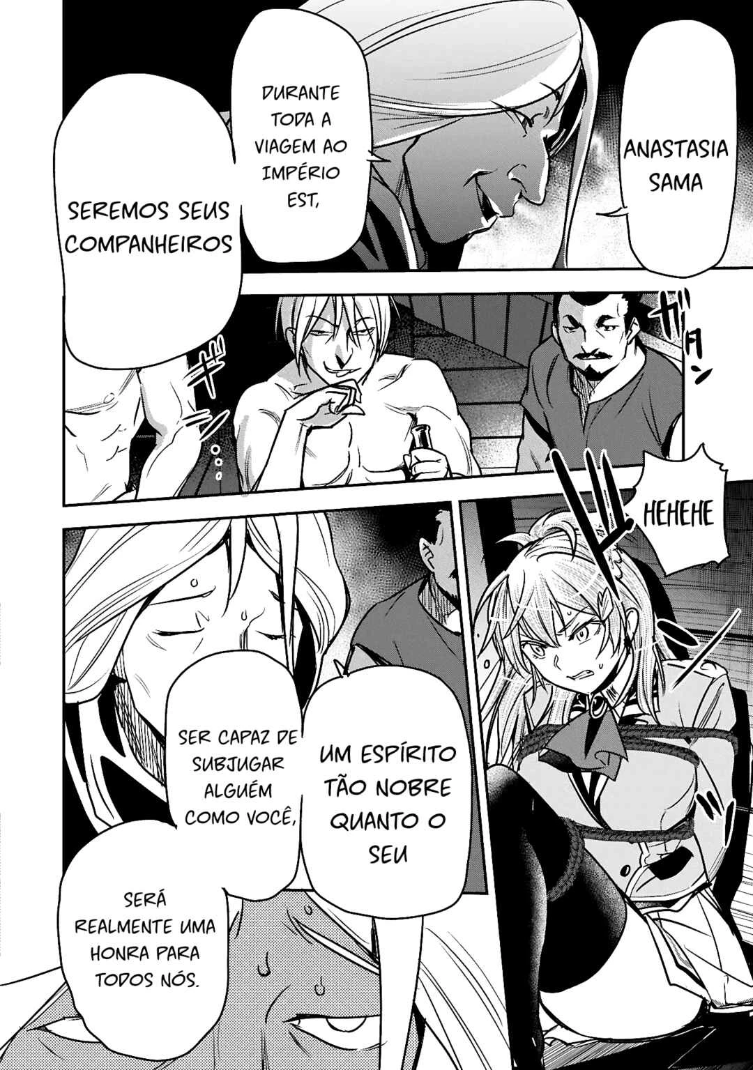 Chounin A wa Akuyaku Reijou o Doushitemo Sukuitai: Dobu to Sora to Koori no Himegimi — Cap. 35, pág. 18