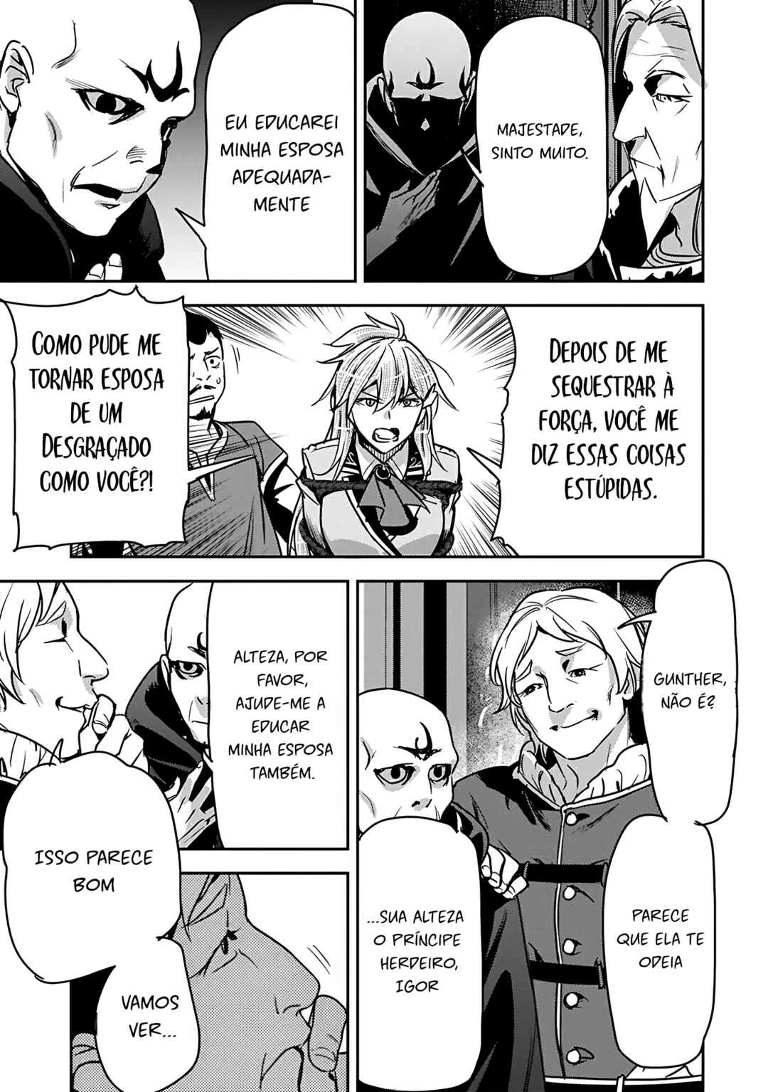 Chounin A wa Akuyaku Reijou o Doushitemo Sukuitai: Dobu to Sora to Koori no Himegimi — Cap. 36, pág. 19