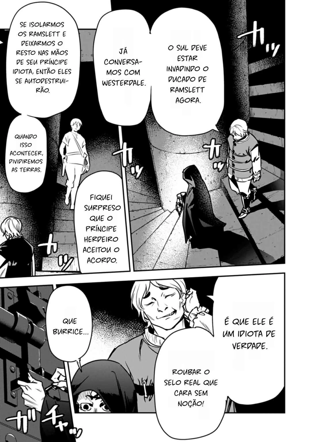 Chounin A wa Akuyaku Reijou o Doushitemo Sukuitai: Dobu to Sora to Koori no Himegimi — Cap. 39, pág. 9
