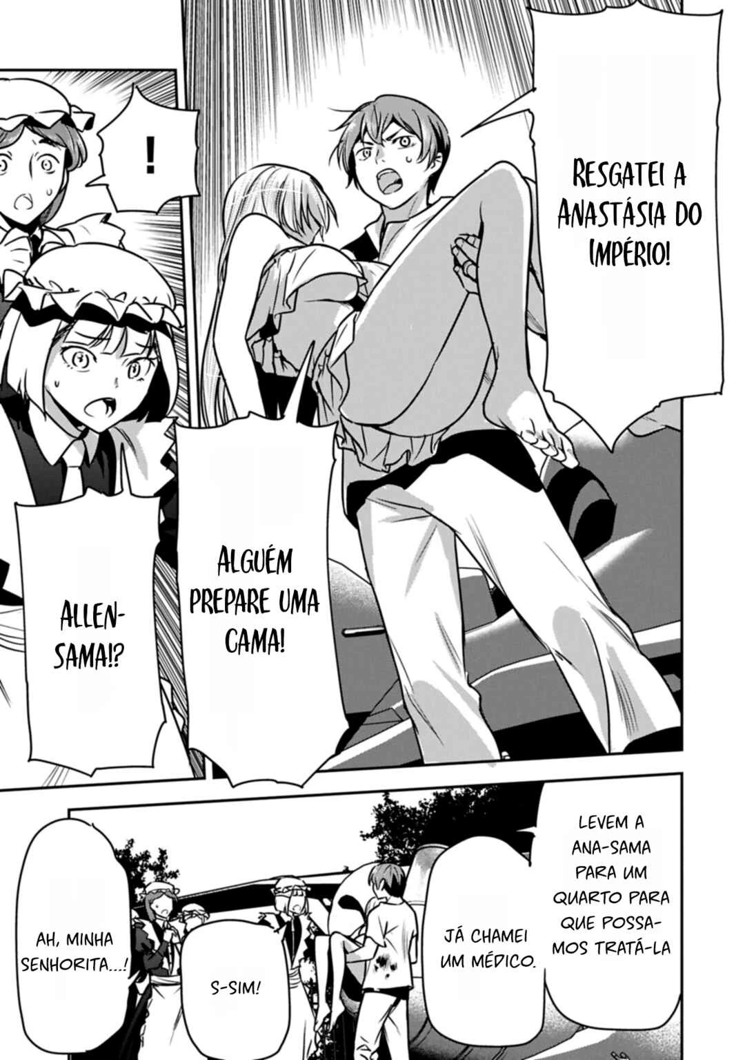 Chounin A wa Akuyaku Reijou o Doushitemo Sukuitai: Dobu to Sora to Koori no Himegimi — Cap. 40, pág. 13