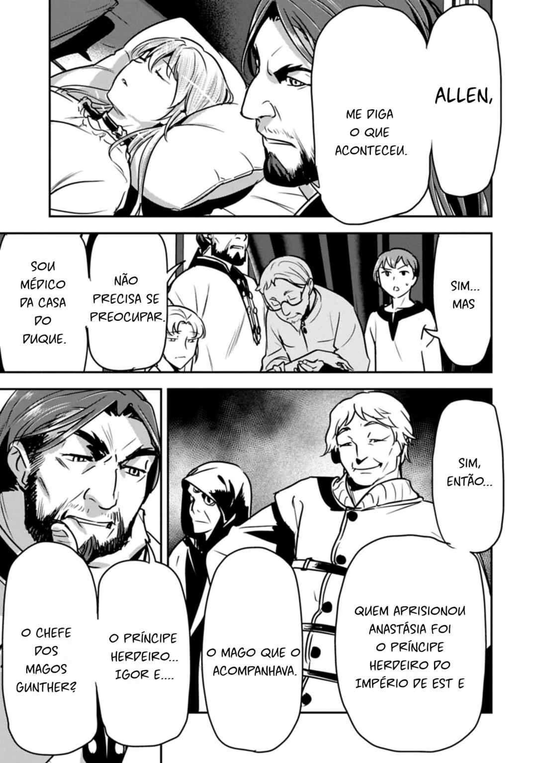 Chounin A wa Akuyaku Reijou o Doushitemo Sukuitai: Dobu to Sora to Koori no Himegimi — Cap. 40, pág. 19