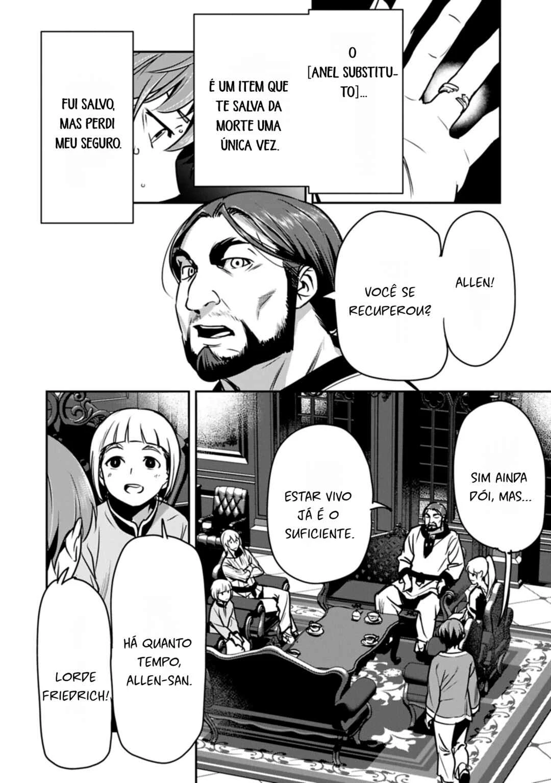 Chounin A wa Akuyaku Reijou o Doushitemo Sukuitai: Dobu to Sora to Koori no Himegimi — Cap. 41, pág. 8
