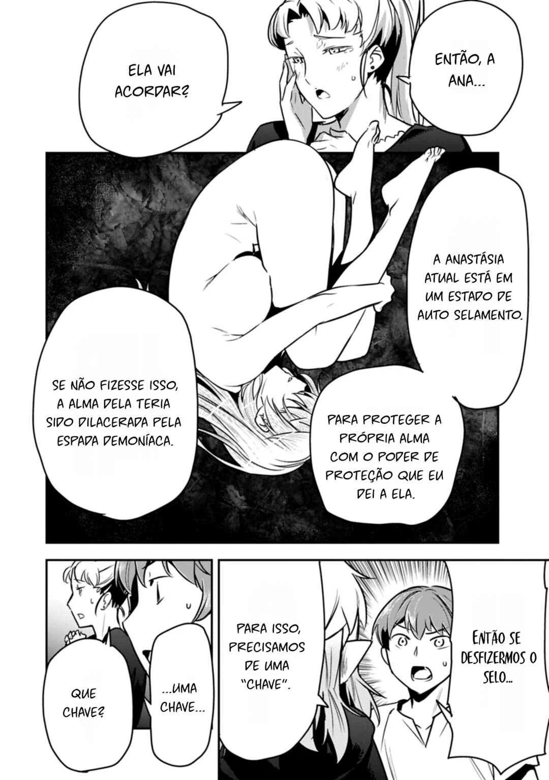 Chounin A wa Akuyaku Reijou o Doushitemo Sukuitai: Dobu to Sora to Koori no Himegimi — Cap. 42, pág. 12