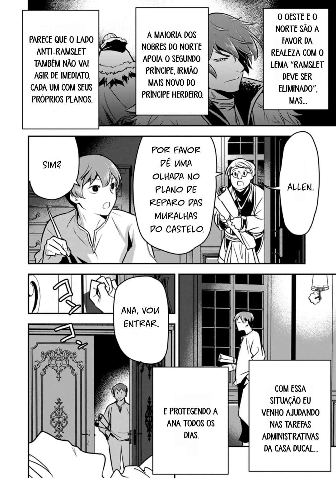 Chounin A wa Akuyaku Reijou o Doushitemo Sukuitai: Dobu to Sora to Koori no Himegimi — Cap. 45, pág. 14
