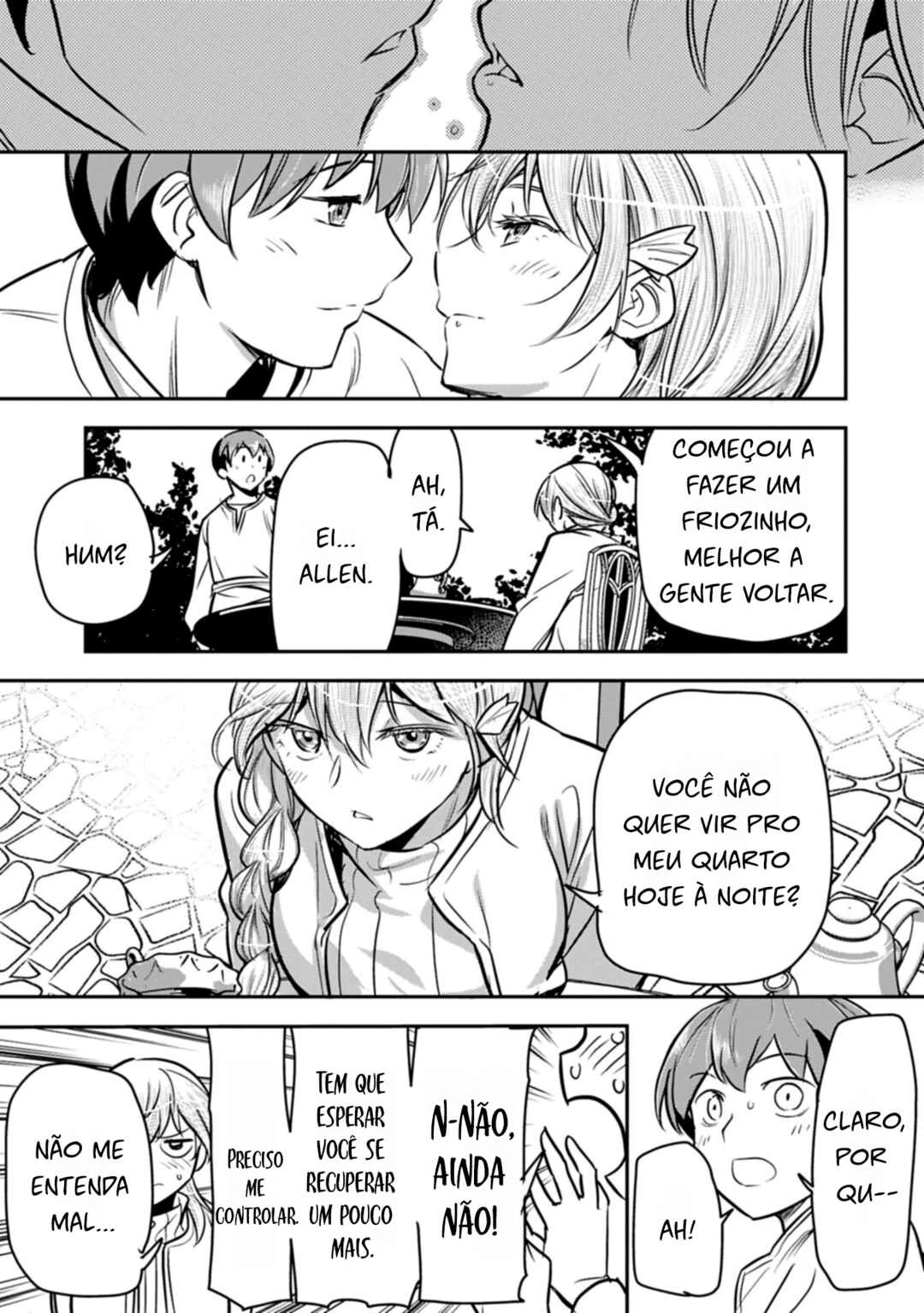 Chounin A wa Akuyaku Reijou o Doushitemo Sukuitai: Dobu to Sora to Koori no Himegimi — Cap. 46, pág. 15