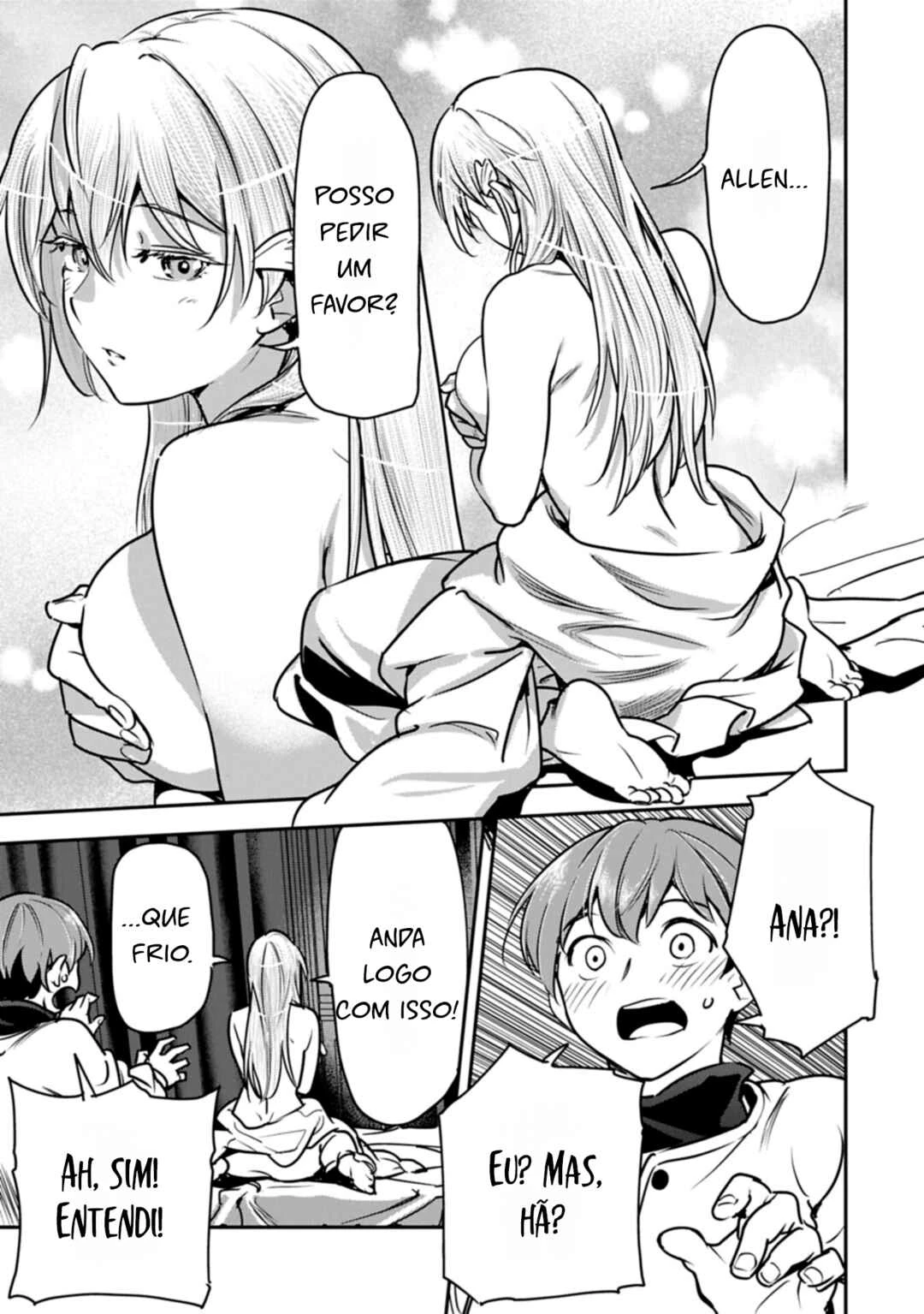 Chounin A wa Akuyaku Reijou o Doushitemo Sukuitai: Dobu to Sora to Koori no Himegimi — Cap. 46, pág. 19