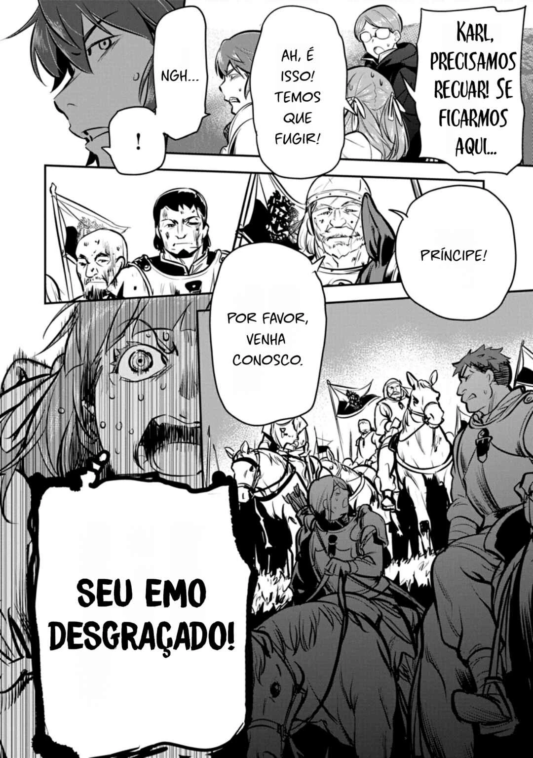 Chounin A wa Akuyaku Reijou o Doushitemo Sukuitai: Dobu to Sora to Koori no Himegimi — Cap. 48, pág. 12