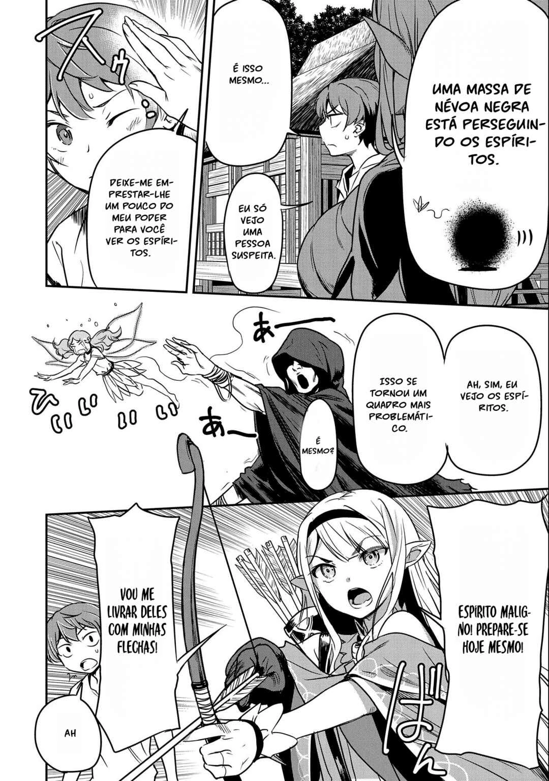 Chounin A wa Akuyaku Reijou o Doushitemo Sukuitai: Dobu to Sora to Koori no Himegimi — Cap. 8, pág. 28