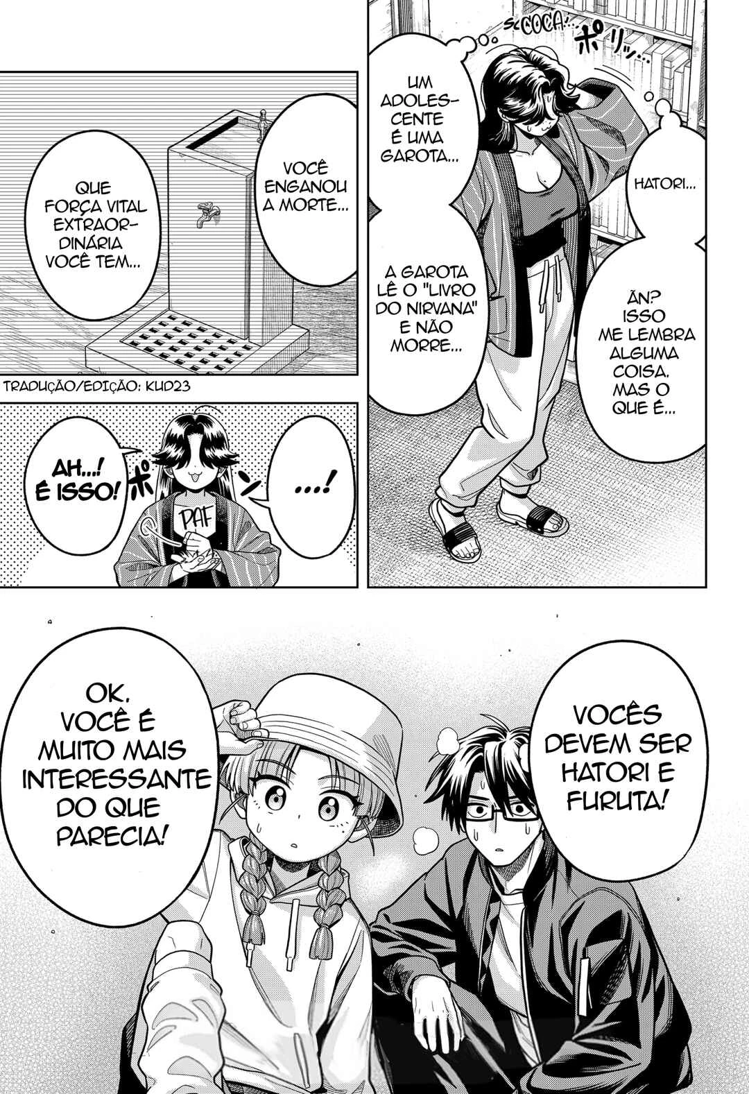 Hatori to Furuta no Hinichijou Sahanji — Cap. 8, pág. 18