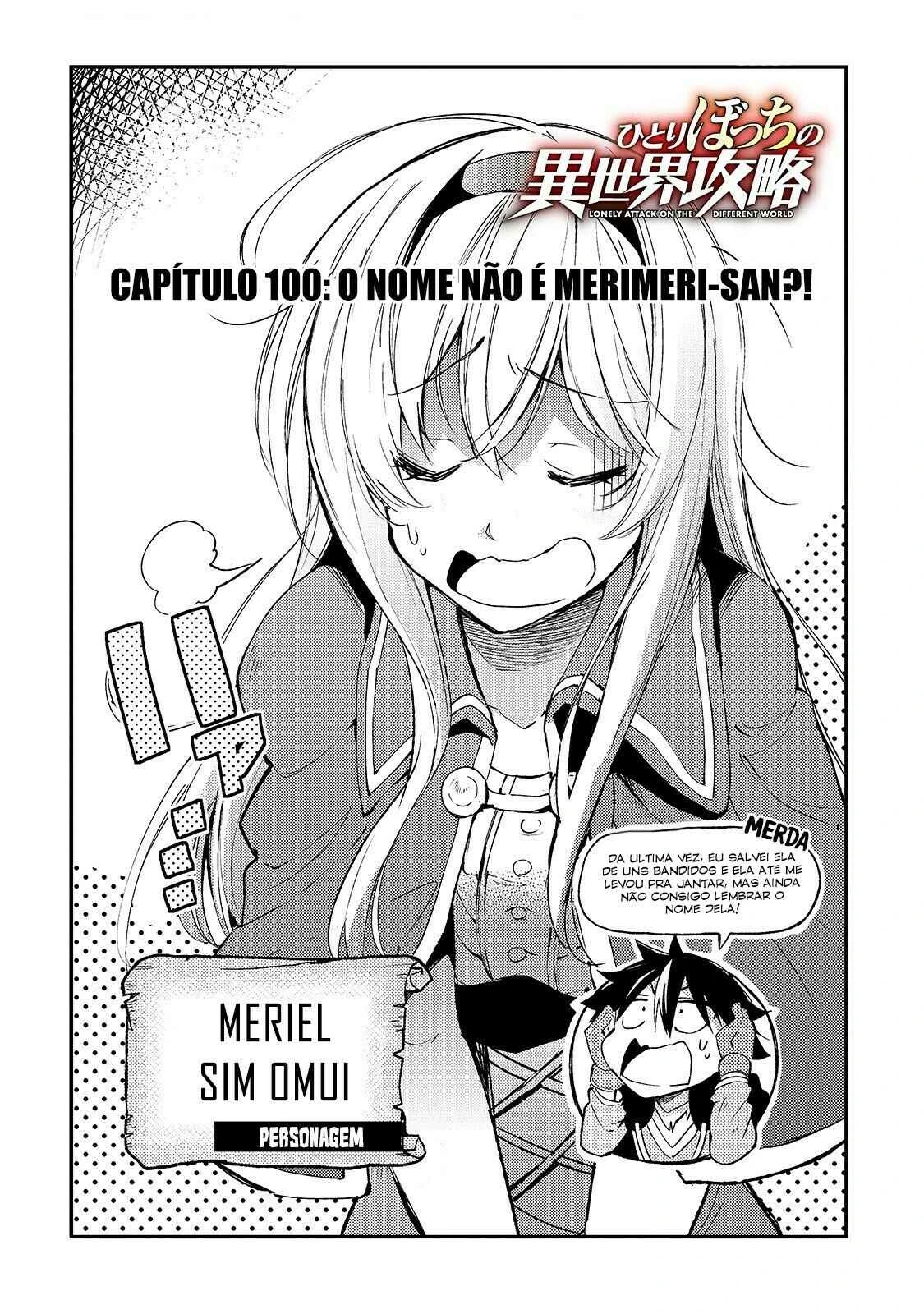 Hitoribocchi no Isekai Kouryaku — Cap. 100, pág. 3