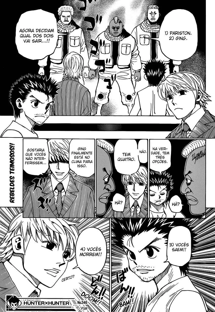 HUNTER x HUNTER — Cap. 346, pág. 19