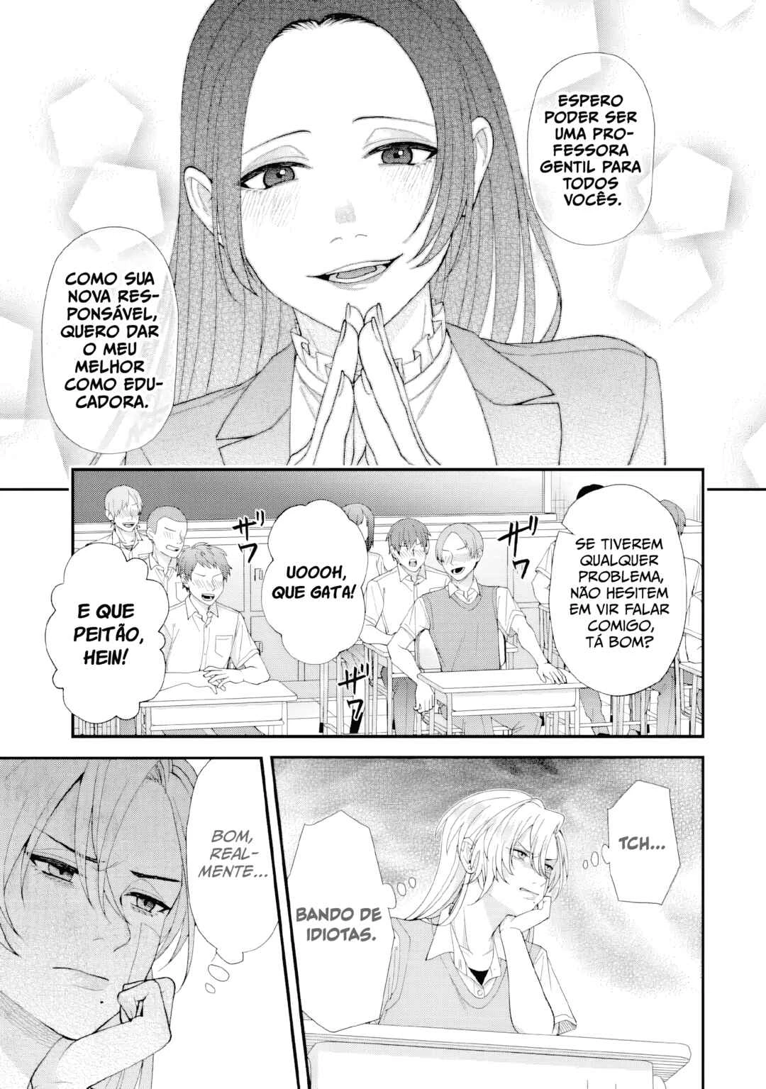 Ijime no Shikaeshi wa Sensei ni Omakase — Cap. 1, pág. 55