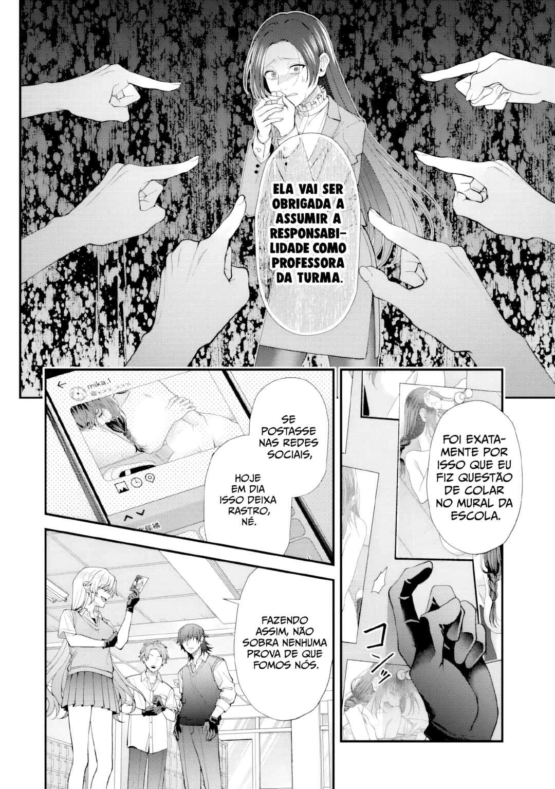 Ijime no Shikaeshi wa Sensei ni Omakase — Cap. 6, pág. 8