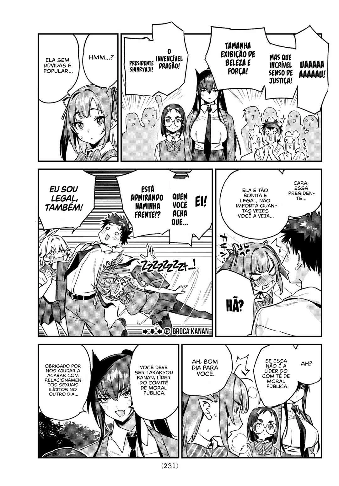 Kanan-Sama Wa Akumade Choroi — Cap. 80, pág. 8