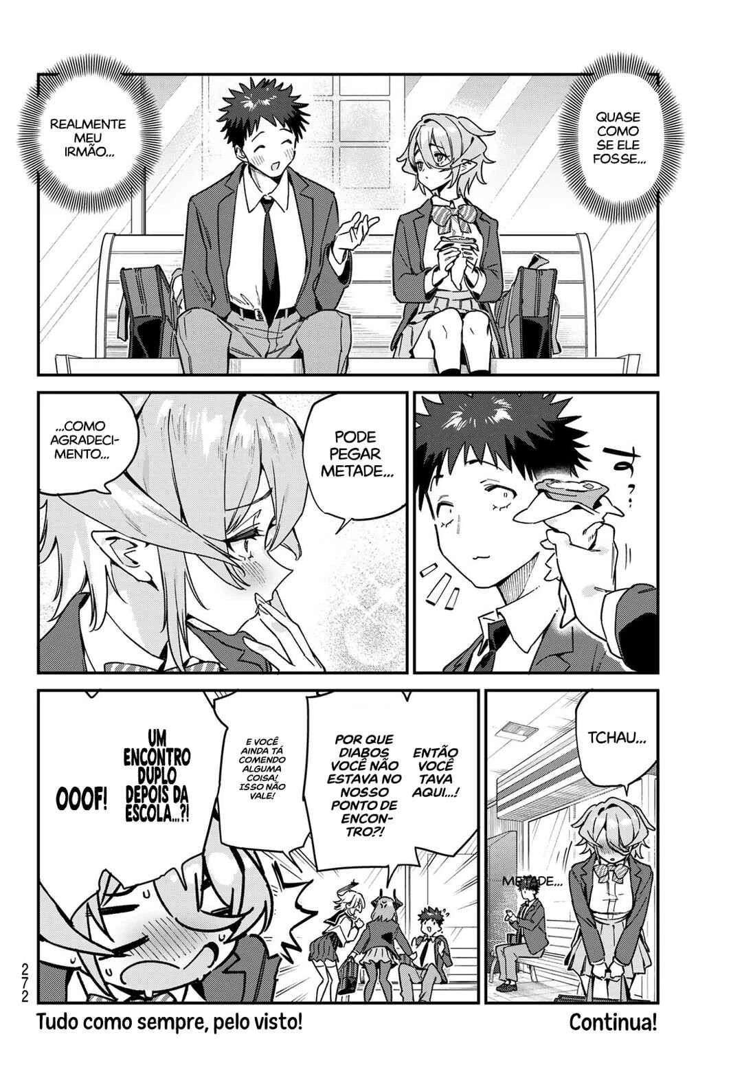 Kanan-Sama Wa Akumade Choroi — Cap. 91, pág. 9